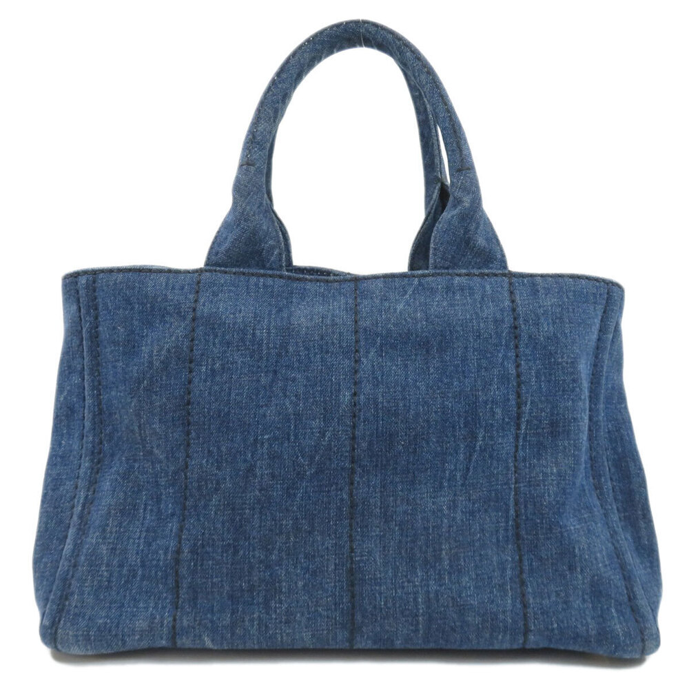 Prada Denim Canapa Bag Tote